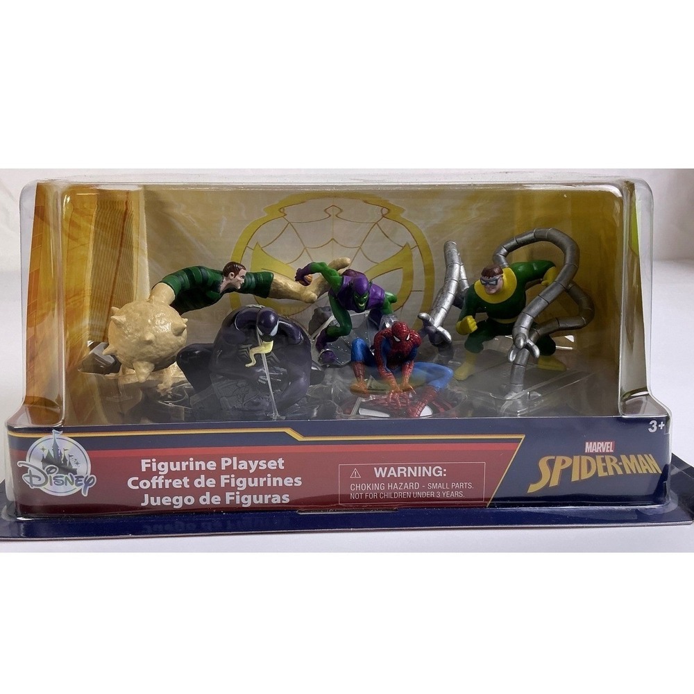 Marvel SpiderMan Super Friends Disney Exclusive Figurine Playset w/ Characters